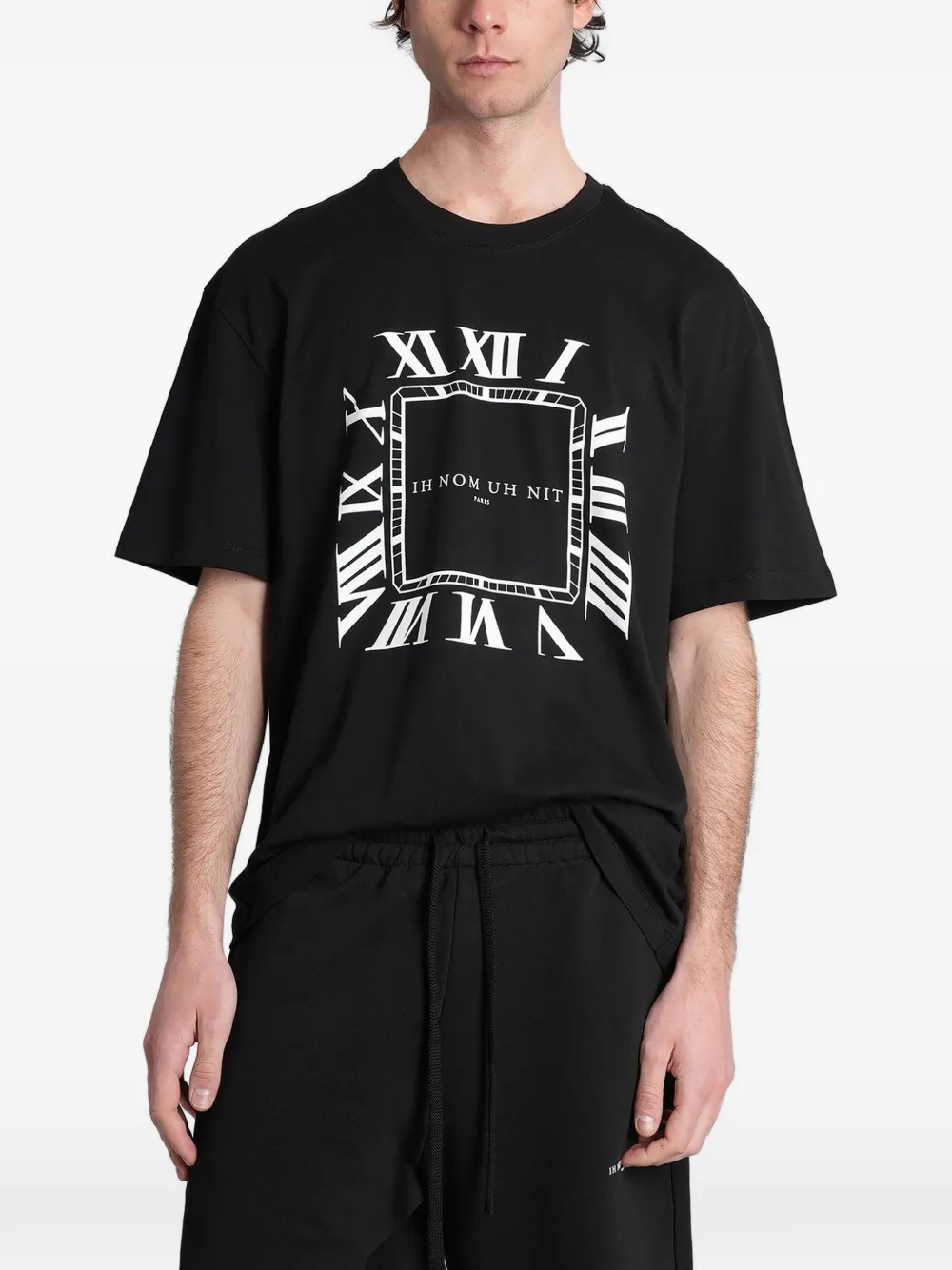 Ih Nom Uh Nit logo-print cotton T-shirt - Nero