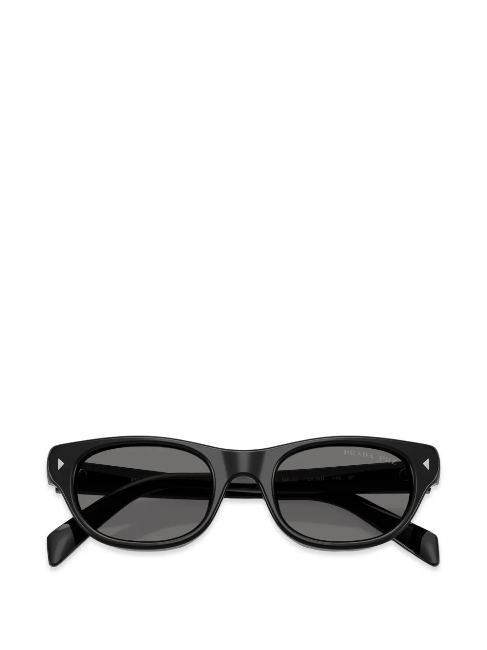 Prada Eyewear Zonnebril met cat-eye montuur Zwart