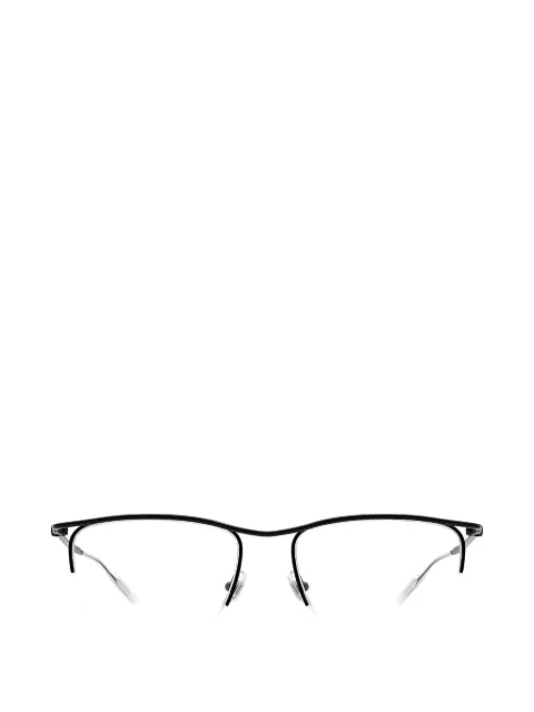 Montblanc square-frame half-rim glasses