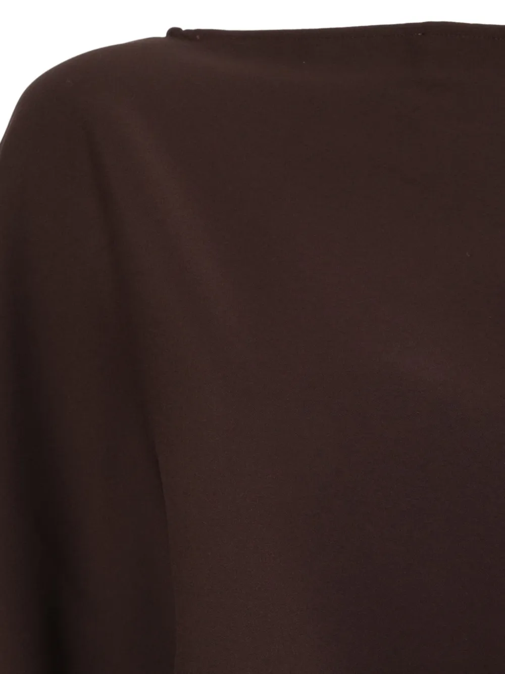 P.A.R.O.S.H. Blouse met gestrikte taille Bruin