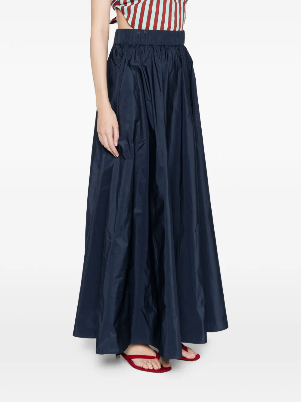  P.a.r.o.s.h. Pimpy Maxi Skirt - Blue 