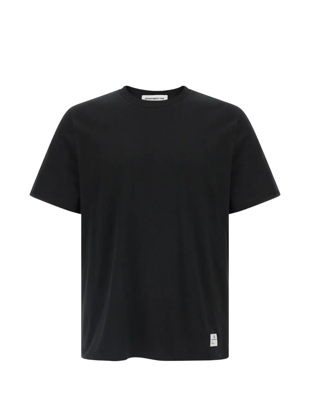 Department Five Logo-patch T-shirt In Black