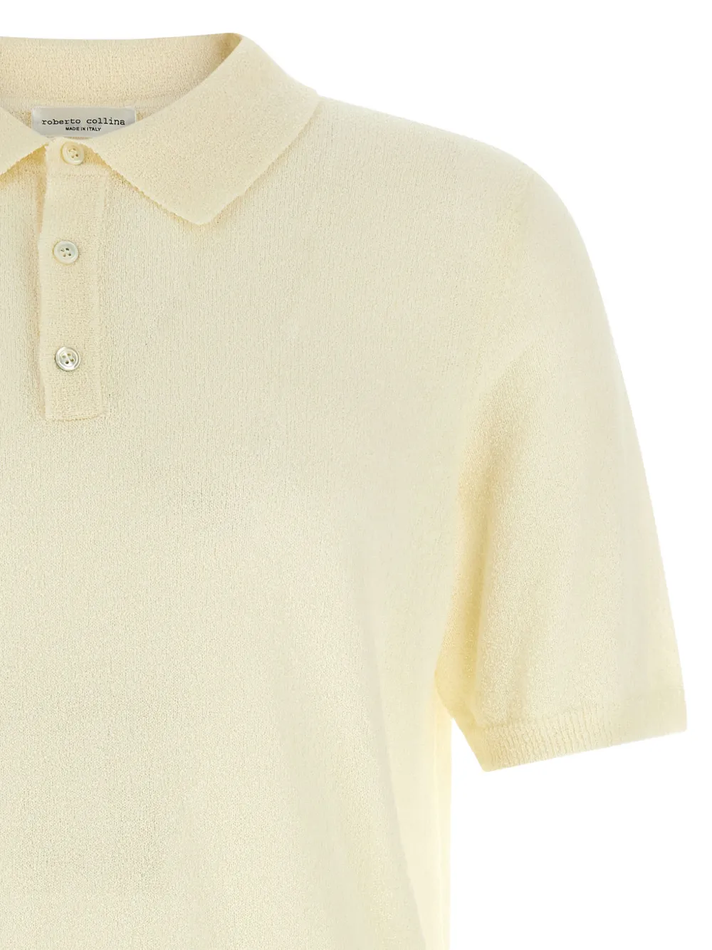 Roberto Collina Buttoned Polo Shirt - Neutrals 
