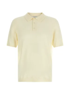 John Smedley リブニット ポロシャツ | ニュートラル | FARFETCH JP