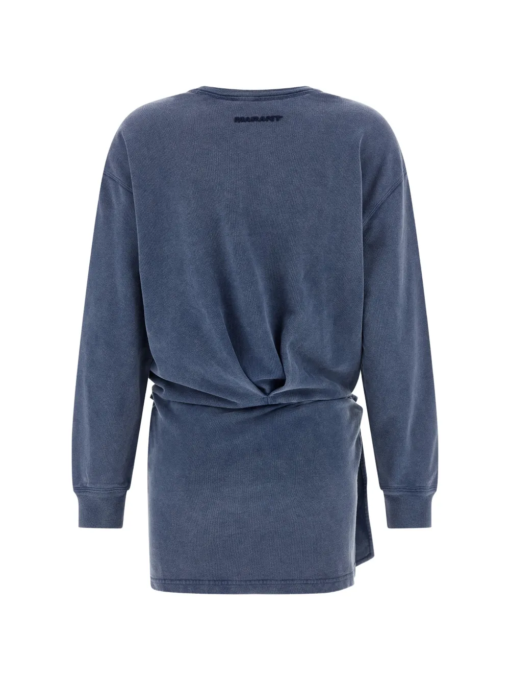  Marant étoile Zae Wrap-style Sweat Dress - Blue 