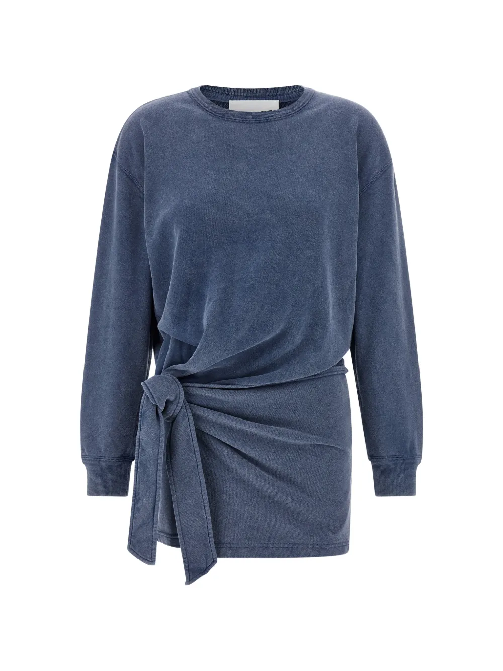 MARANT ÉTOILE Zae wrap-style sweat dress - Blu