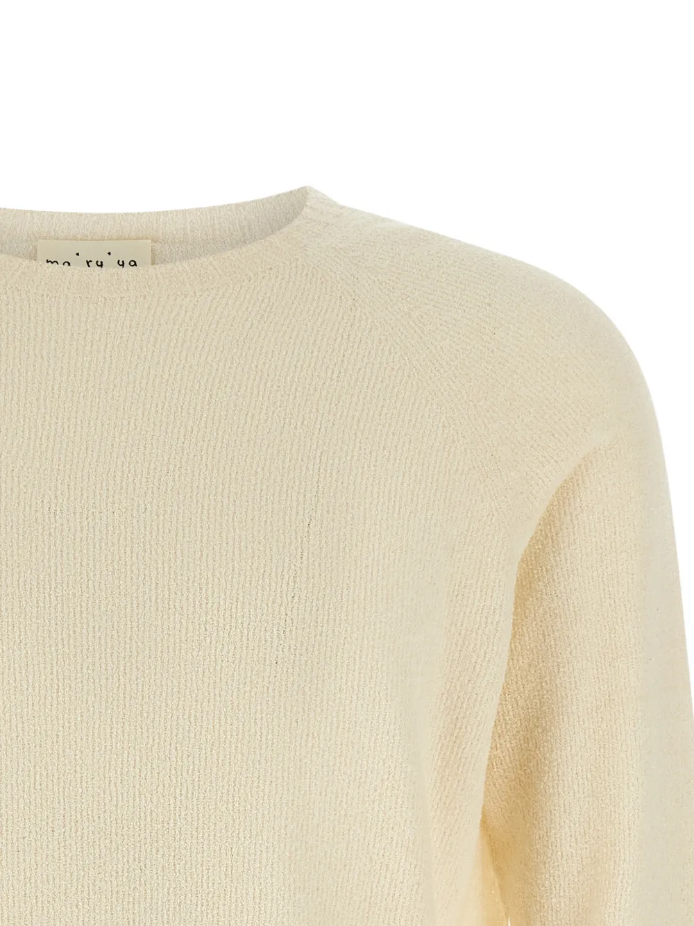  Ma'ry'ya Boat-neck Sweater - Neutrals 