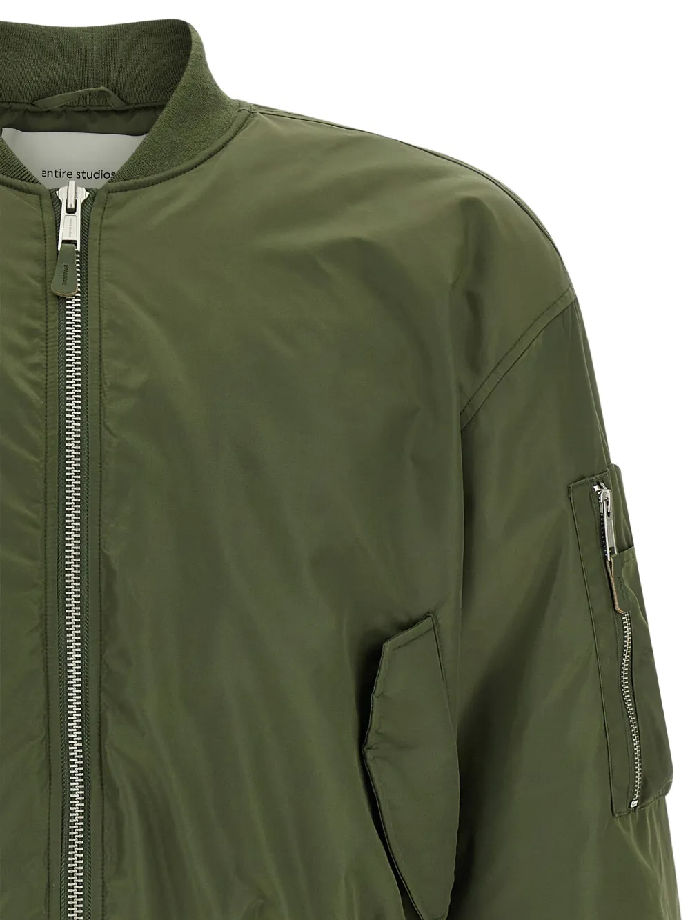  Entire Studios Zip-up Bomber Jacket - Green 