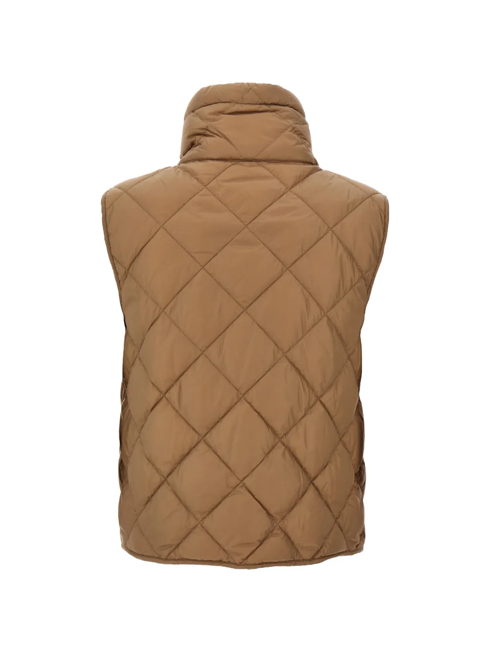  Max Mara Diamond-quilted Gilet - Brown 