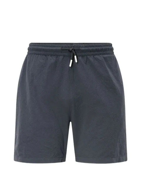 04651 / A TRIP IN A BAG Mono Seersucker drawstring pocket swim shorts