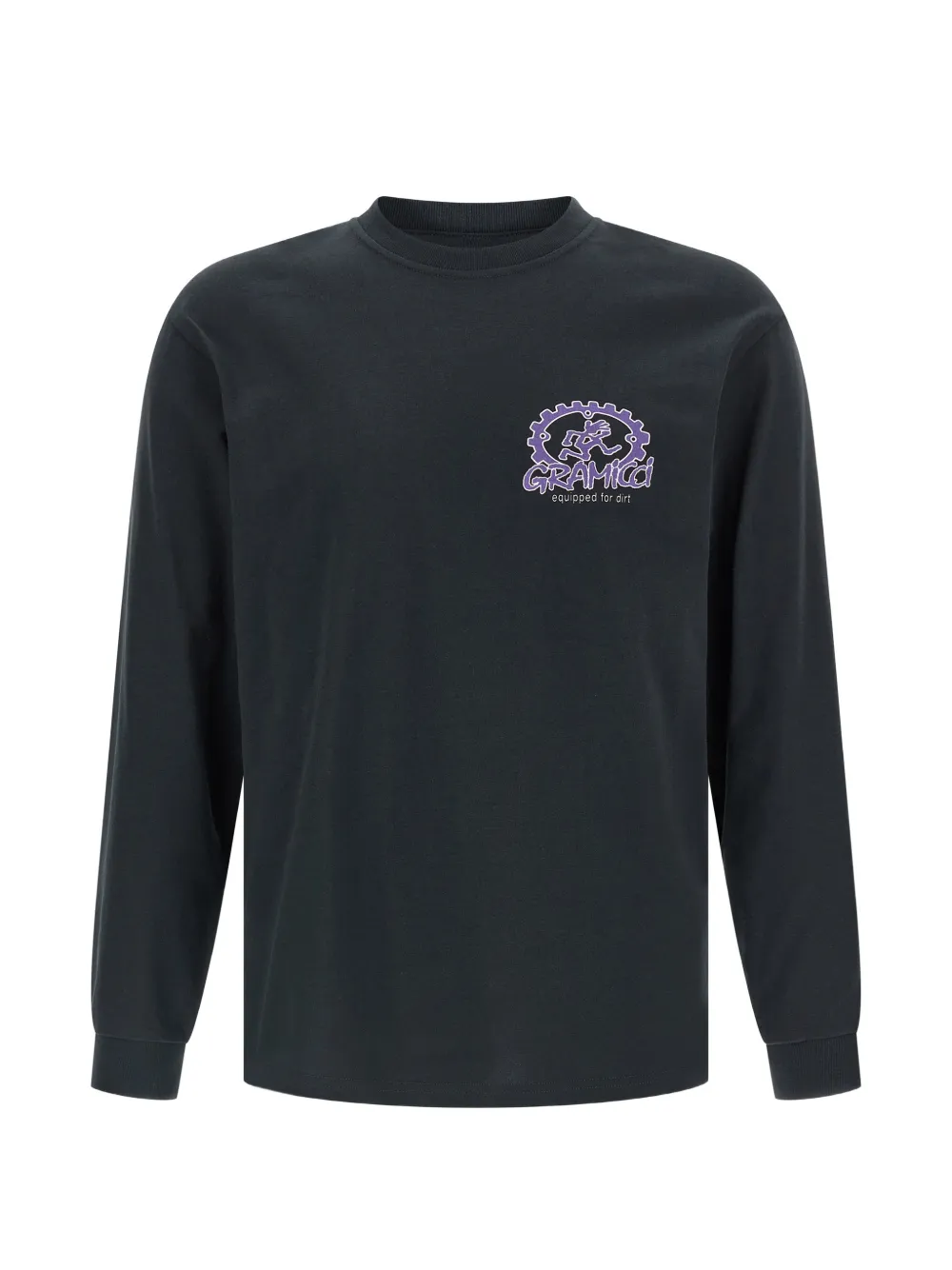 Gramicci logo-print long-sleeve T-shirt - Nero