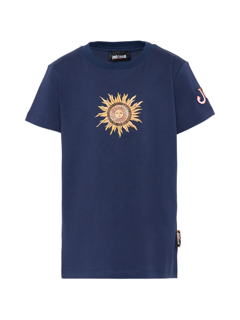 Just Cavalli Kids cotton T-shirt - Blu