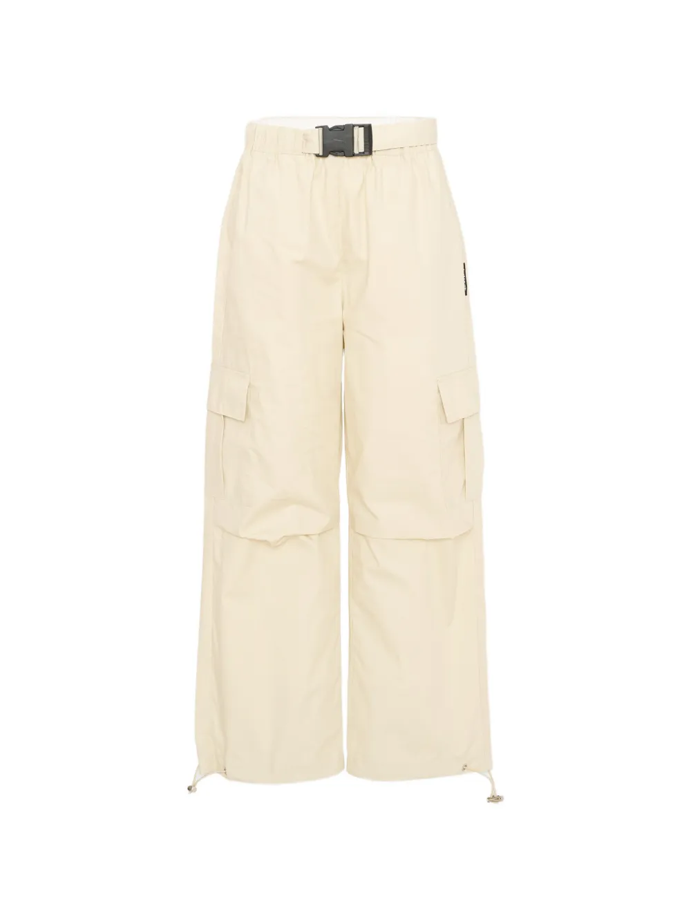 Just Cavalli Kids wide-leg cargo trousers - Toni neutri