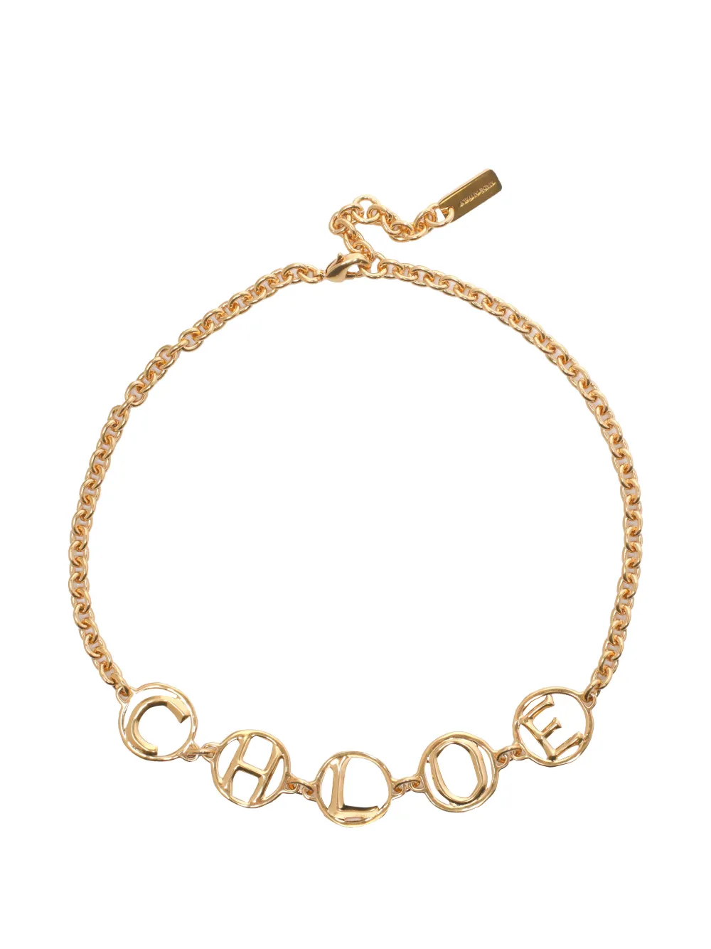 Chloé logo necklace - Oro