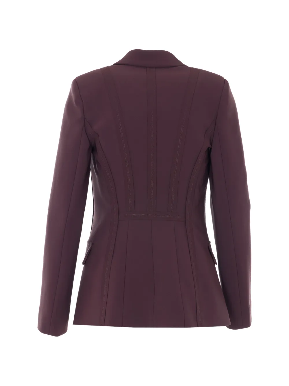  Elisabetta Franchi Double-breasted V-neck Jacket - Purple 