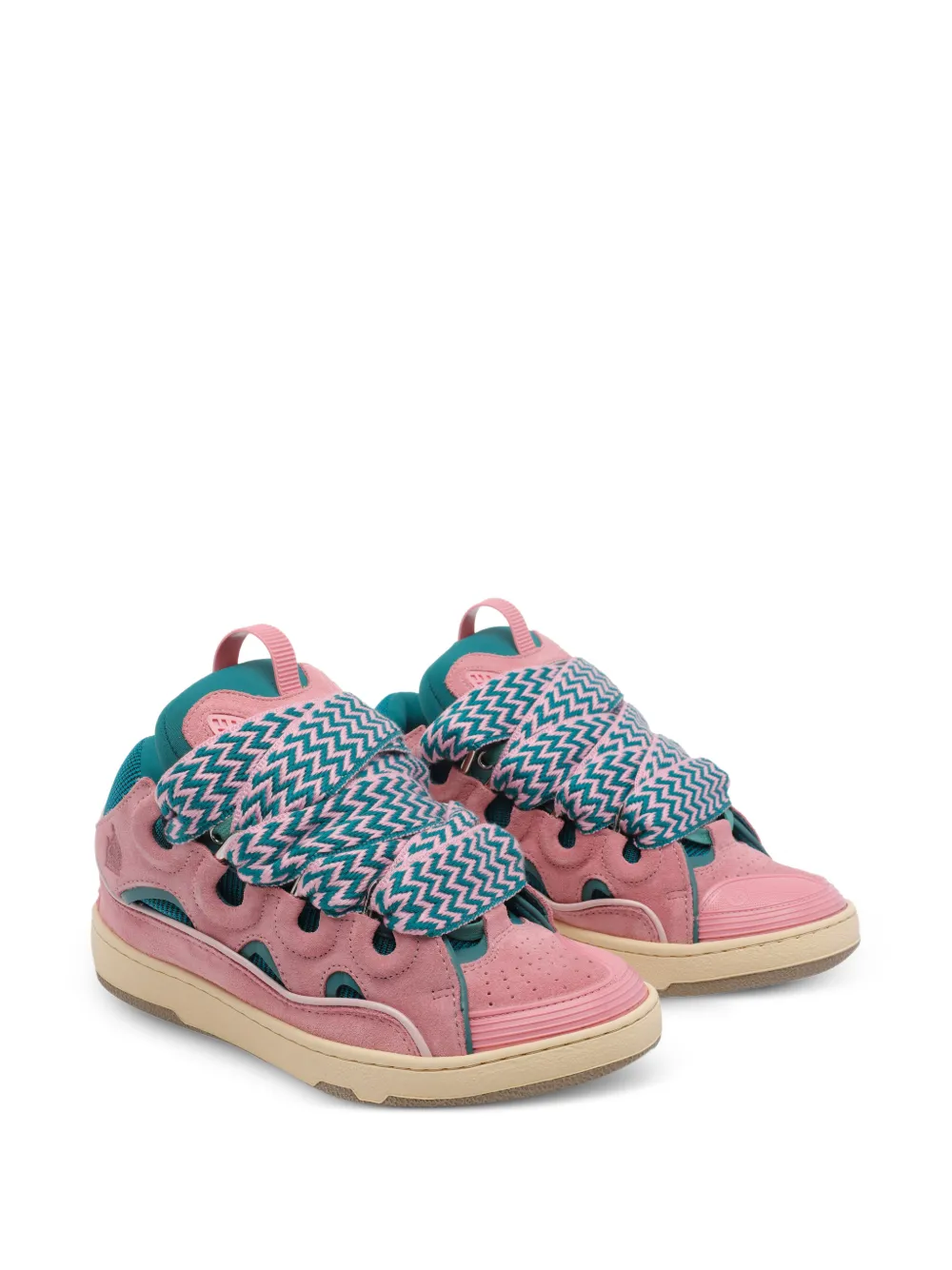  Lanvin Curb Sneakers - Pink 