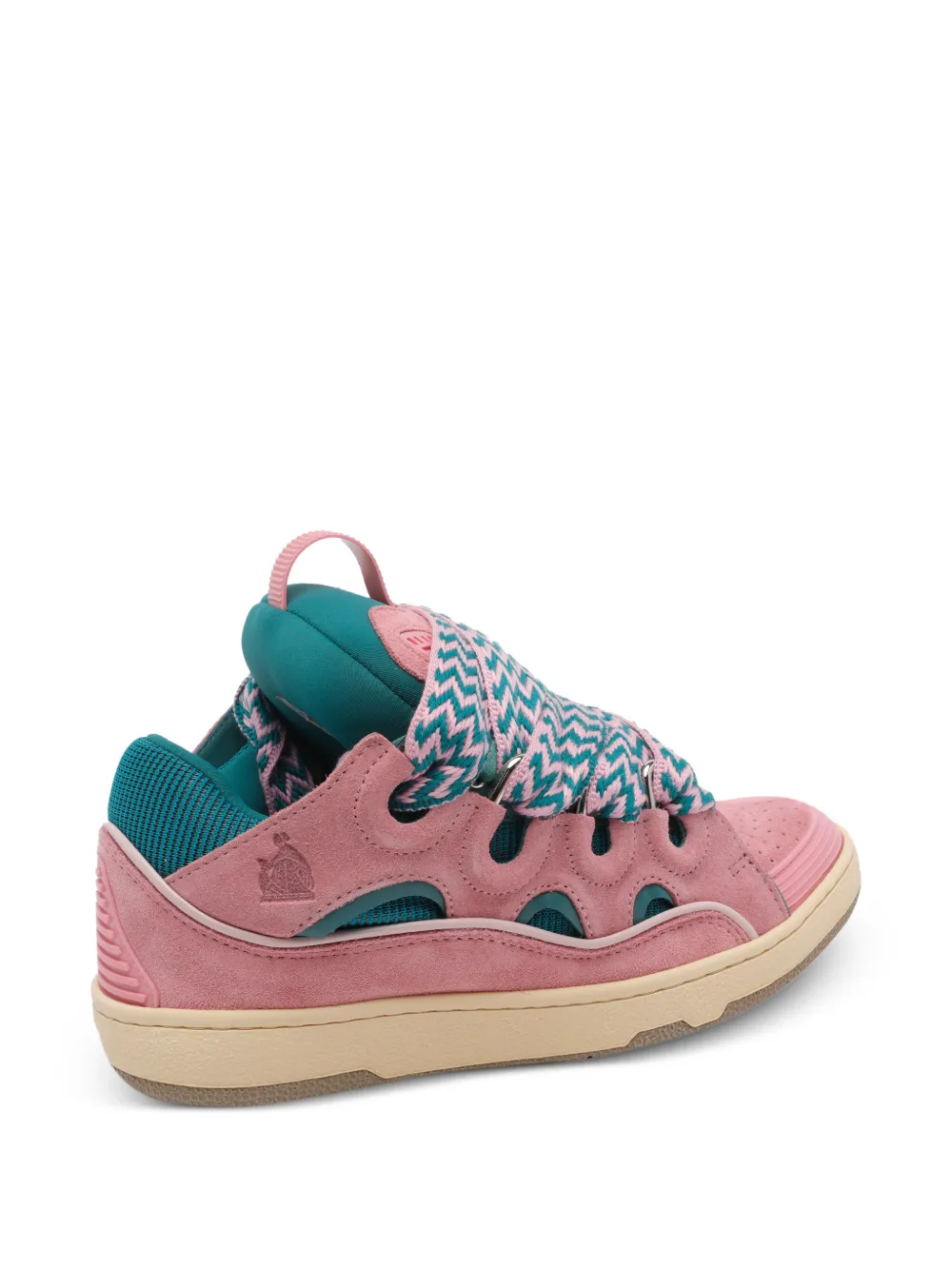 Lanvin Curb Sneakers in Pink, view 4