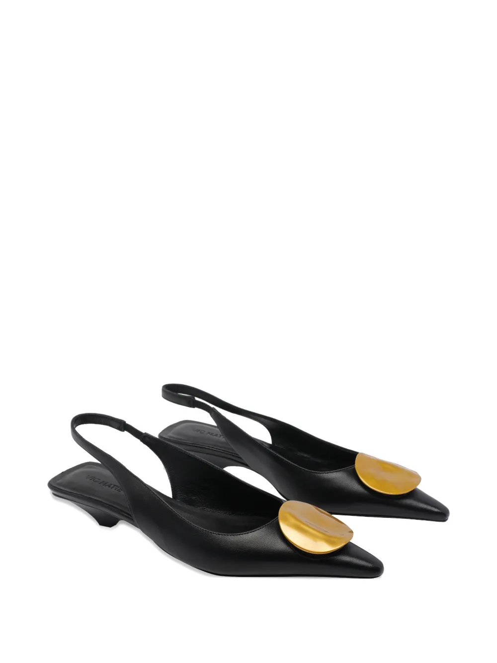 Vic Matie Baron slingback pumps Zwart