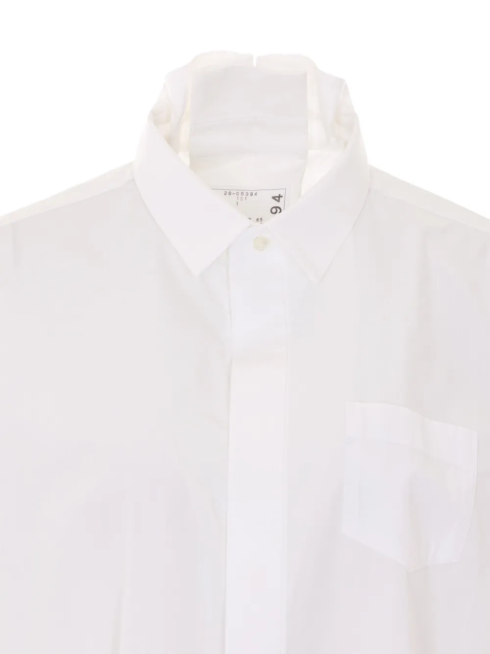 sacai Oversized blouse met knopen Wit