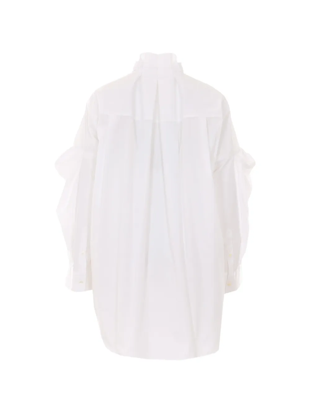 sacai Oversized blouse met knopen Wit