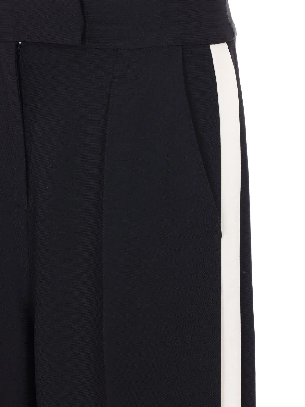 Patrizia Pepe Pantalon met wijde pijpen Blauw