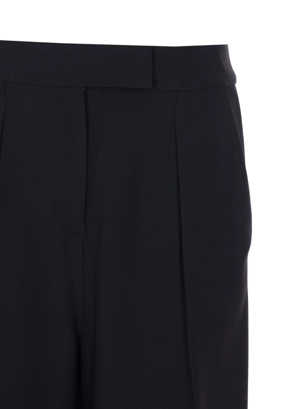 Patrizia Pepe Pantalon met wijde pijpen Blauw