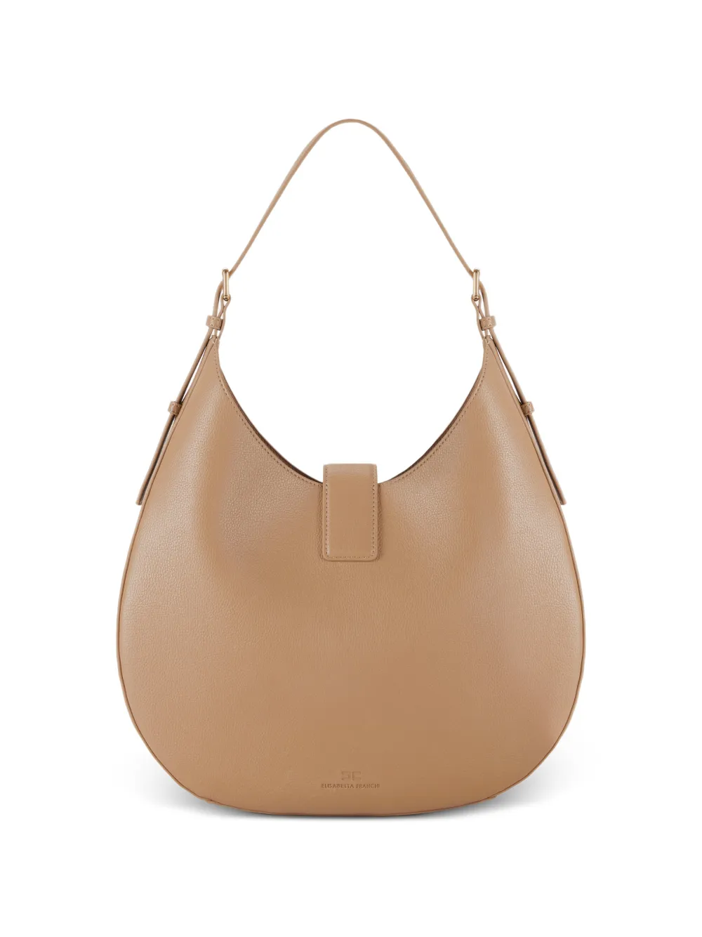  Elisabetta Franchi Logo-charm Shoulder Bag - Neutrals 