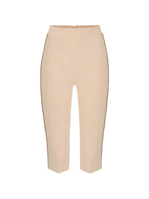 Elisabetta Franchi contrast-trim crop trousers