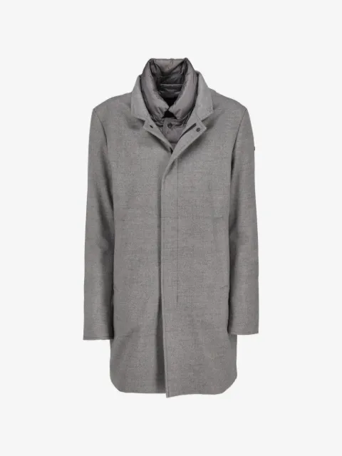 Vintage hooded layered coat