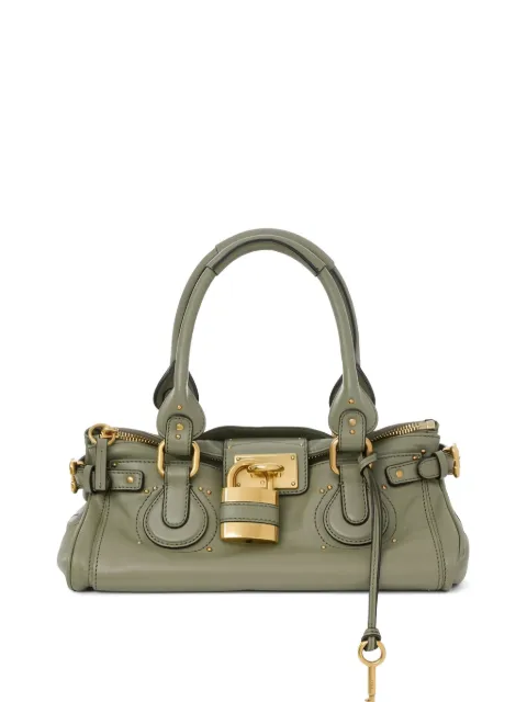 Chloé Paddington padlock leather tote bag