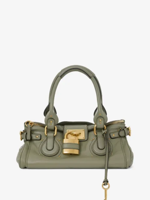 Chloé Paddington padlock leather tote bag