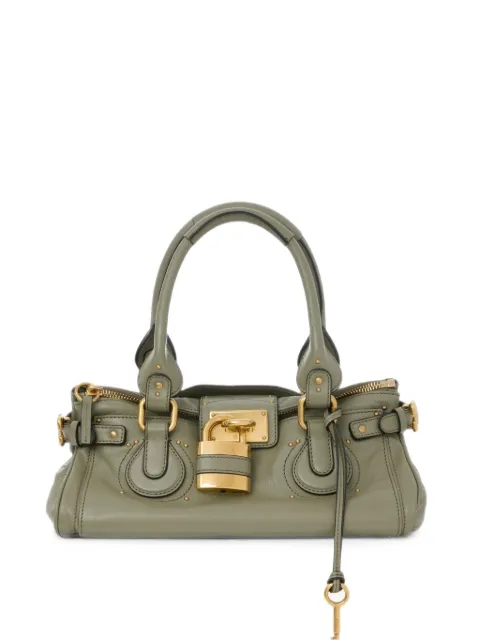 Chloé Paddington padlock leather tote bag