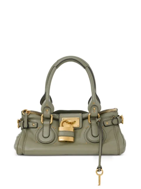 Chloé Paddington padlock leather tote bag