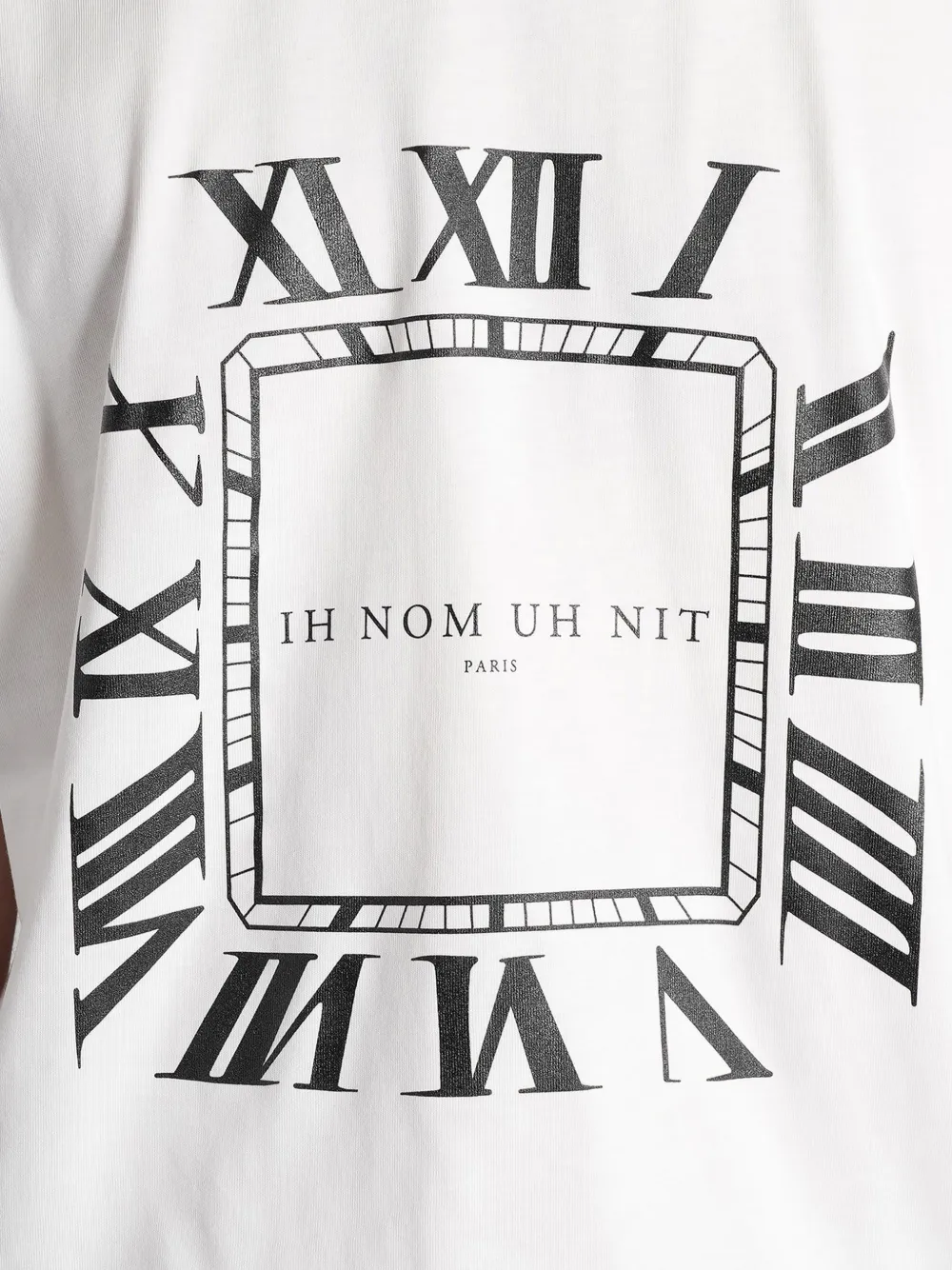 Ih Nom Uh Nit Katoenen T-shirt met grafische print Wit