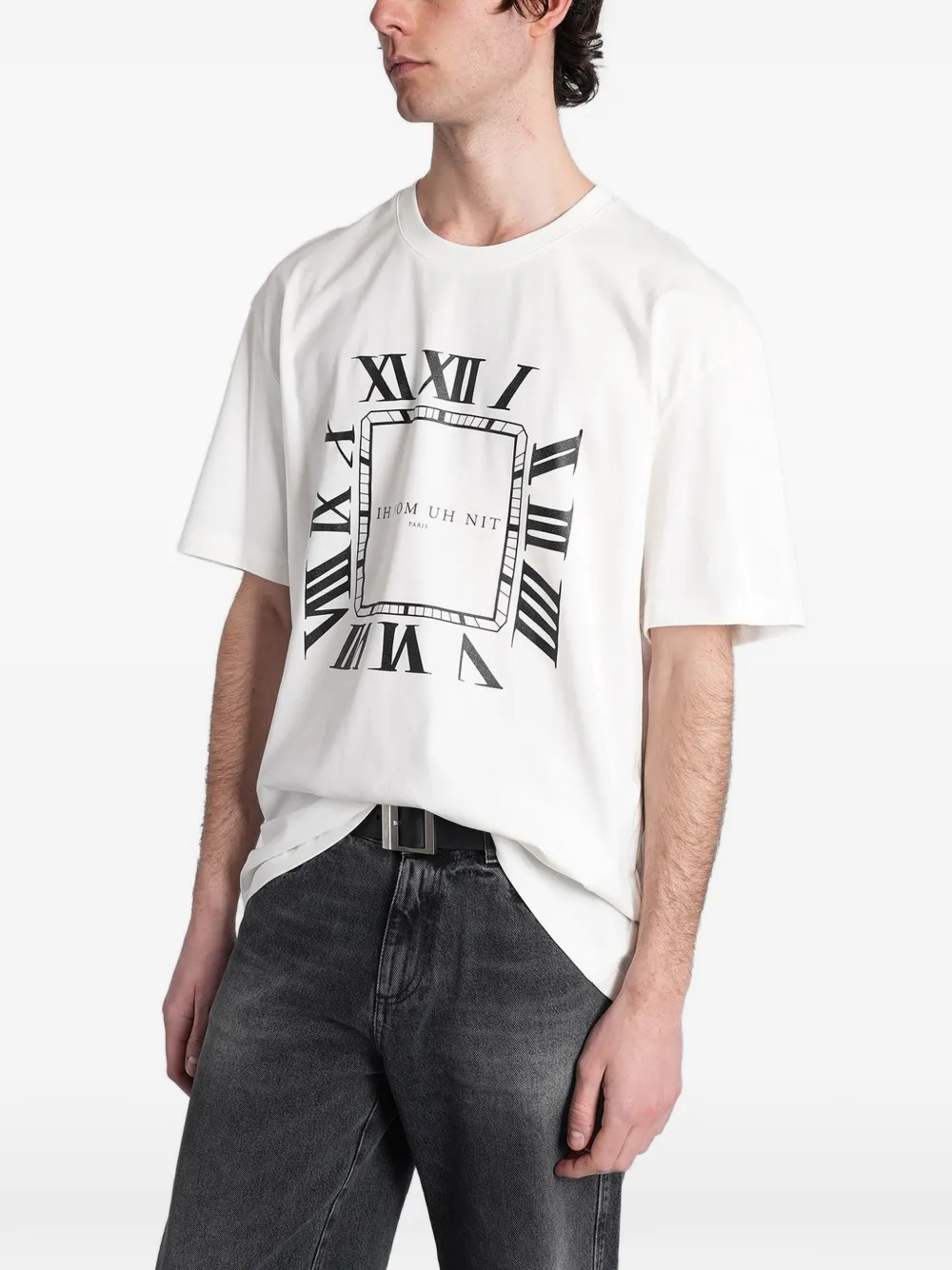 Ih Nom Uh Nit Katoenen T-shirt met grafische print Wit