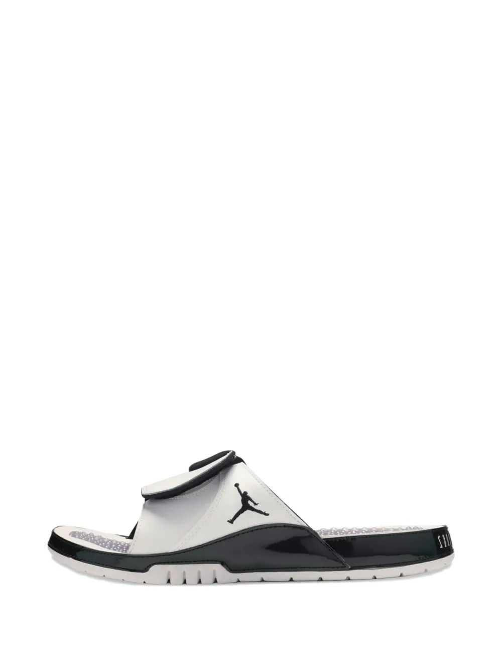 Jordan logo-embroidered slides - Nero