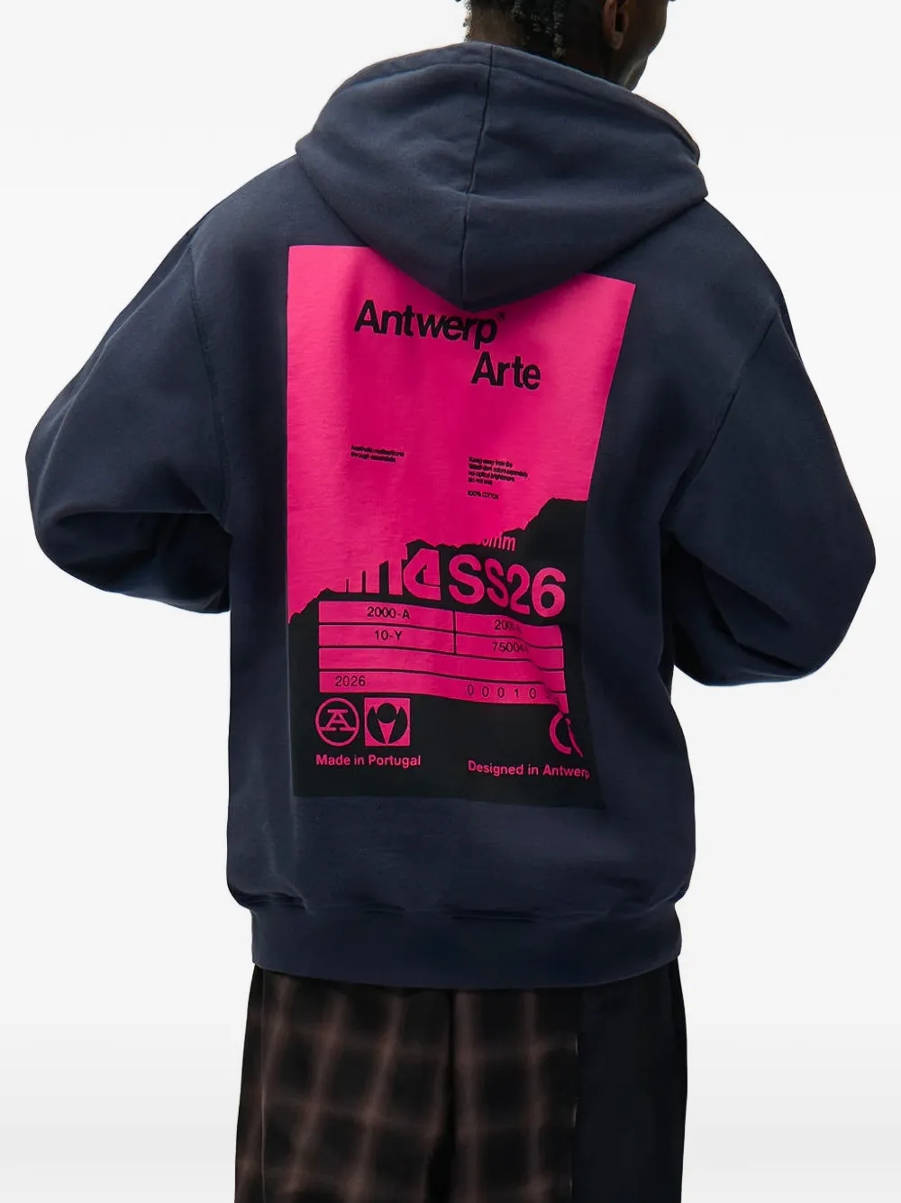 Arte Antwerp パーカー Arte Antwerp ロゴ パーカー | ブルー | FARFETCH JP