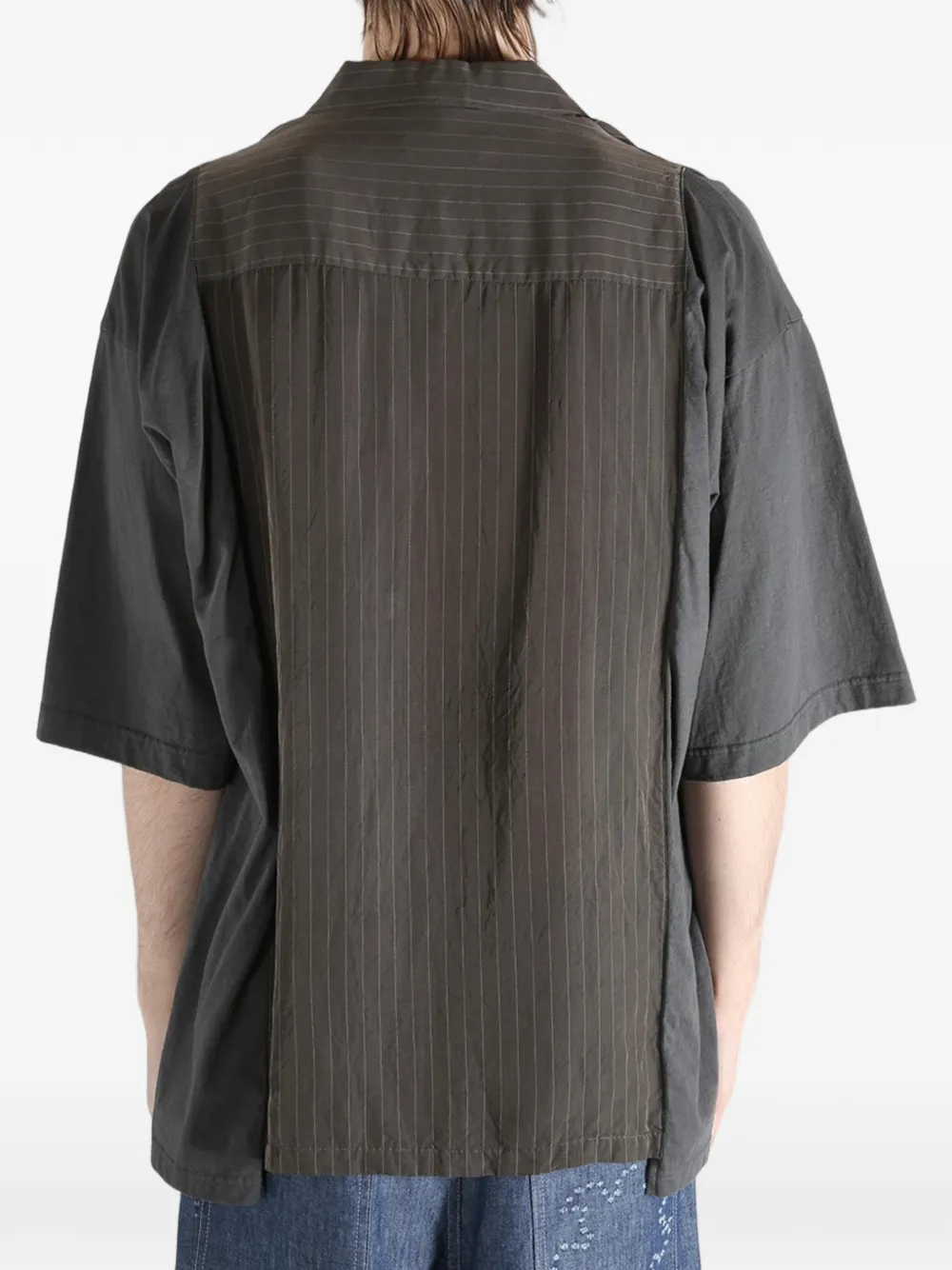 Undercover Overhemd met korte mouwen Bruin