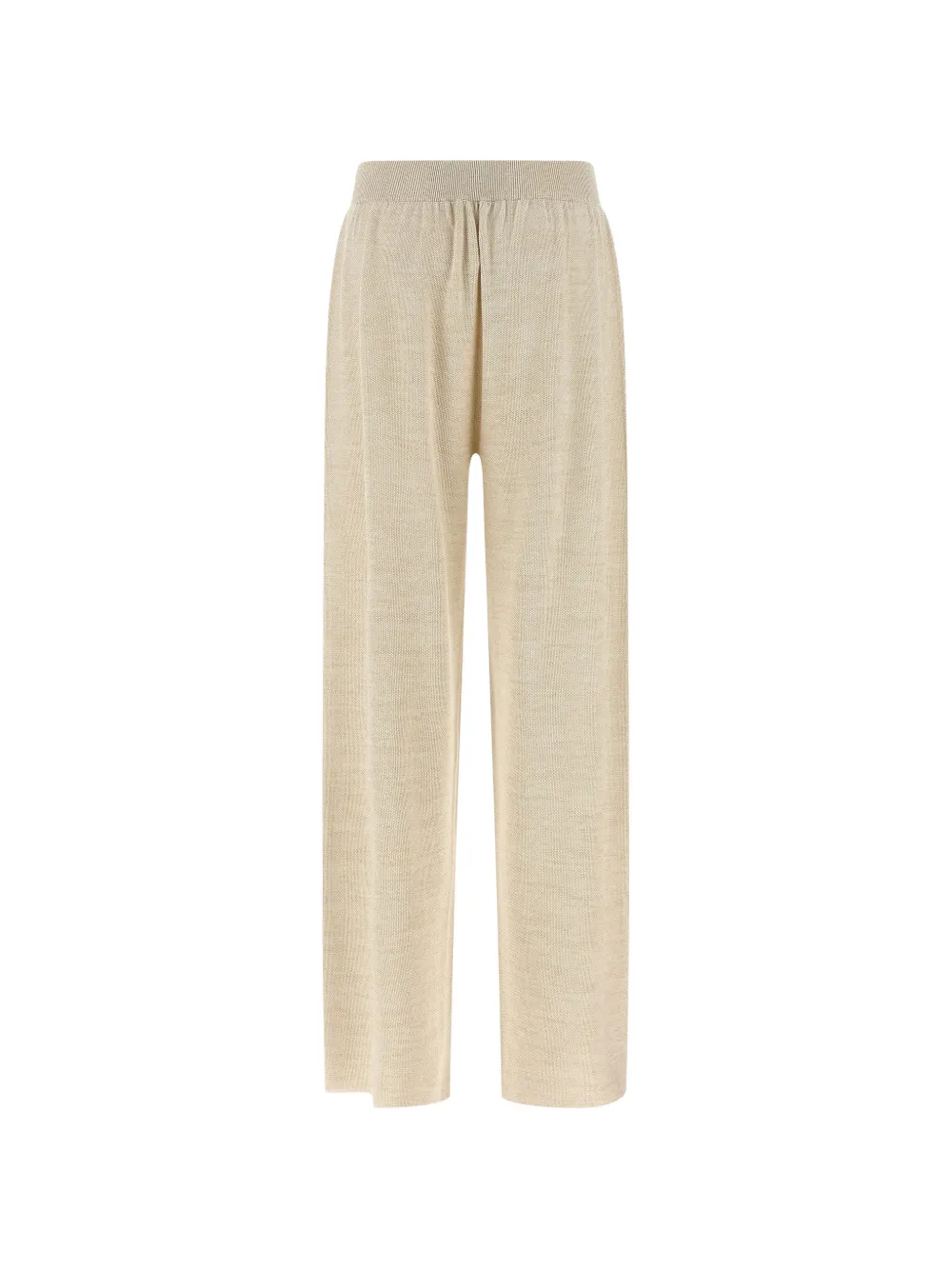Fabiana Filippi Broek met lamé-draad Beige