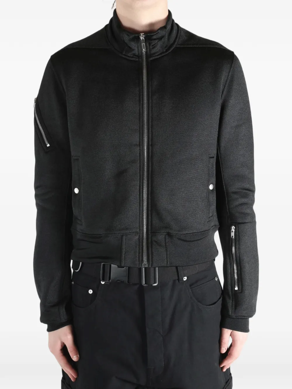  Rick Owens Rev Zip-up Jacket - Black 