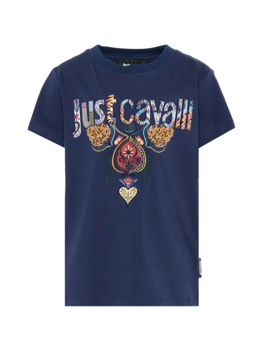 Just Cavalli Kids cotton T-shirt - Blu