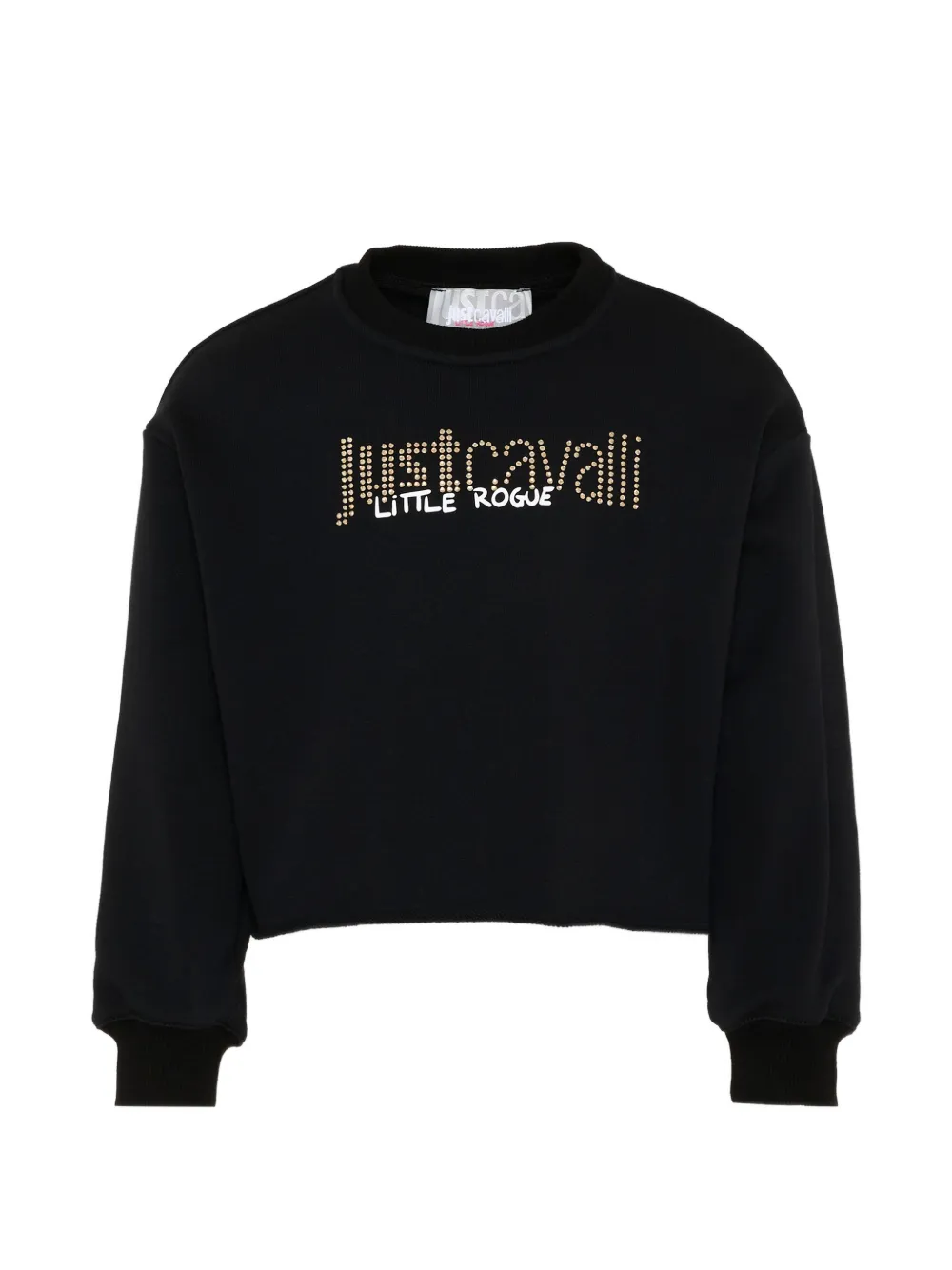 Just Cavalli Kids crew-neck sweatshirt - Nero