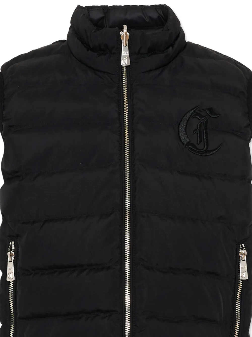 Just Cavalli Kids Gilet met rits Zwart