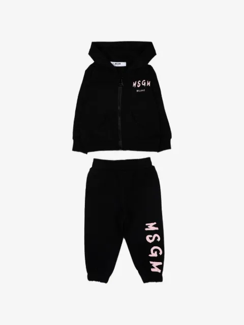 MSGM Kids logo-print tracksuit