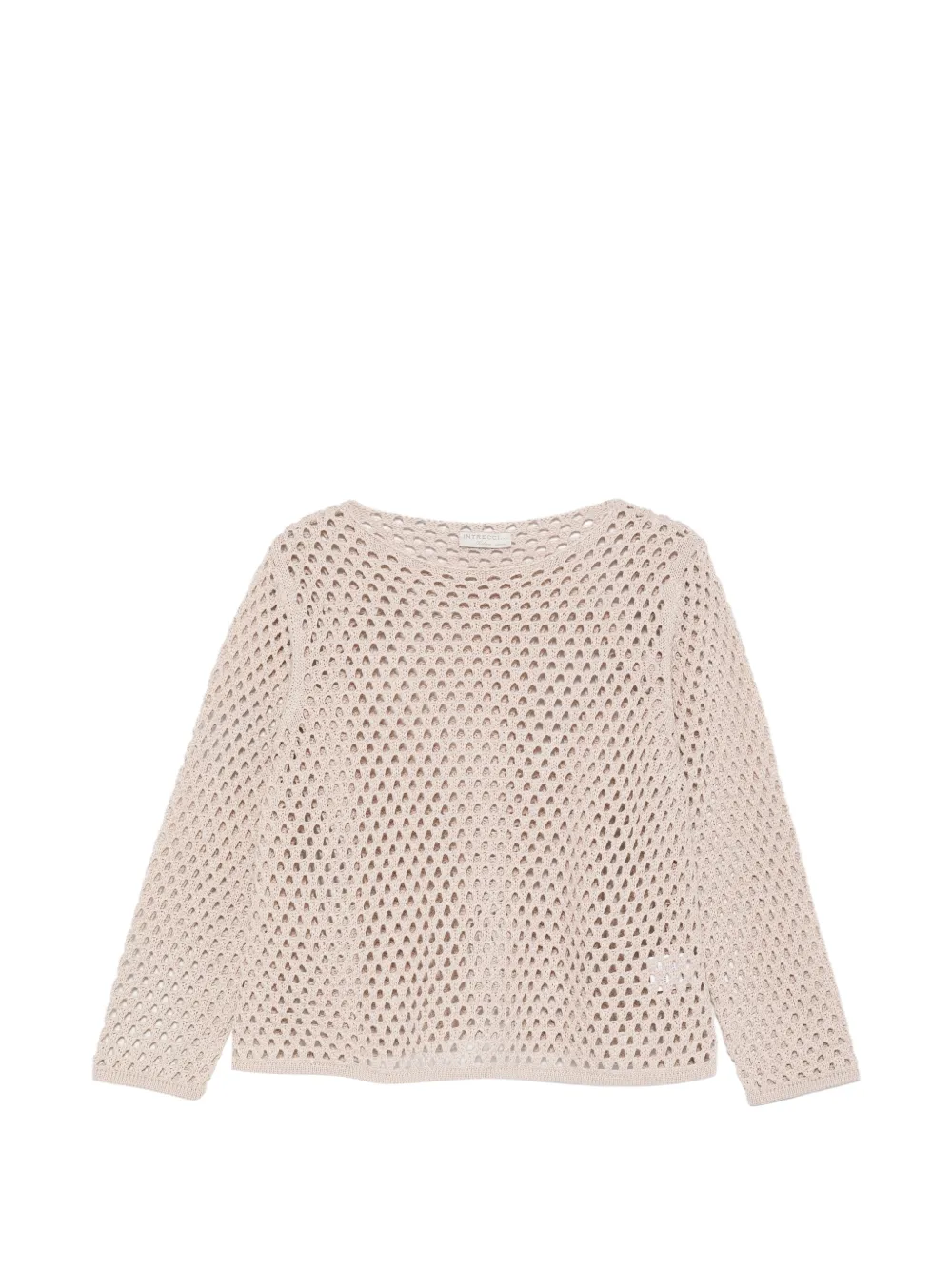 Intrecci open-knit sweater - Toni neutri
