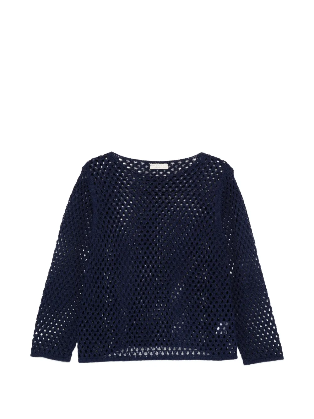 Intrecci open knit sweater - Blau
