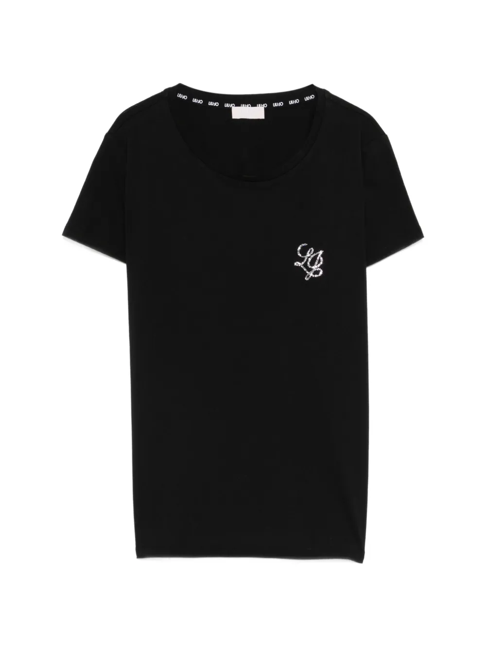 LIU JO logo-detail T-shirt - Nero