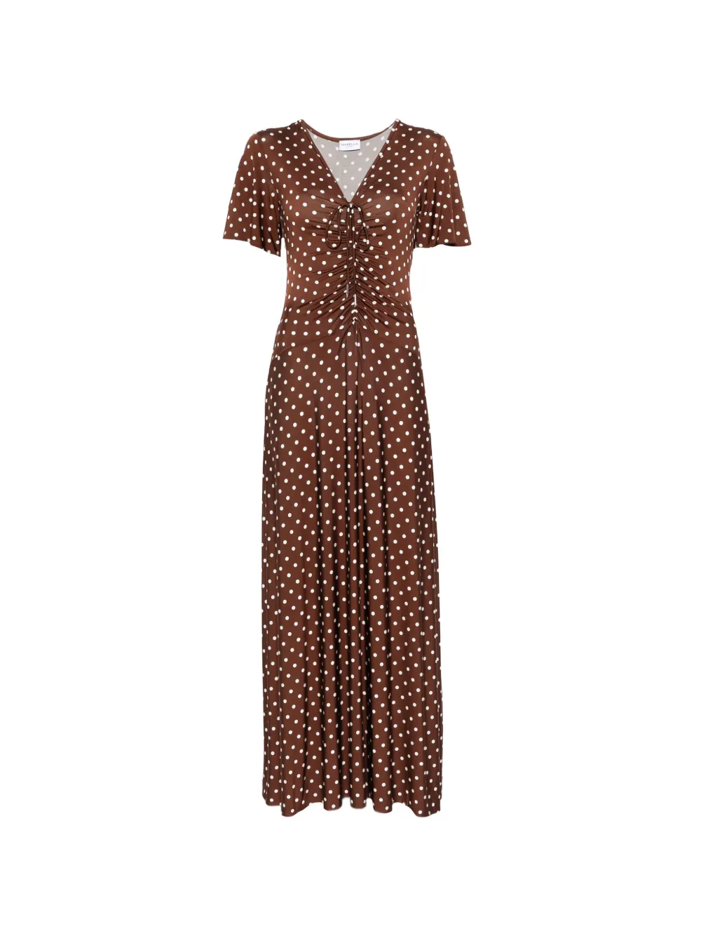 Marella polka-dot dress - Marrone