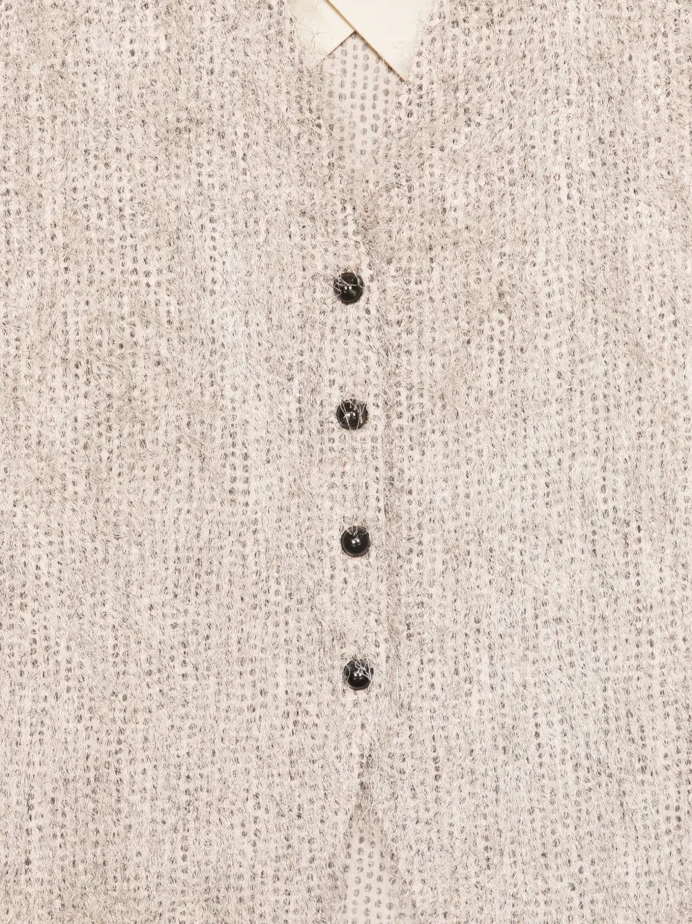  Alysi Button V-neck Tank Top - Neutrals 