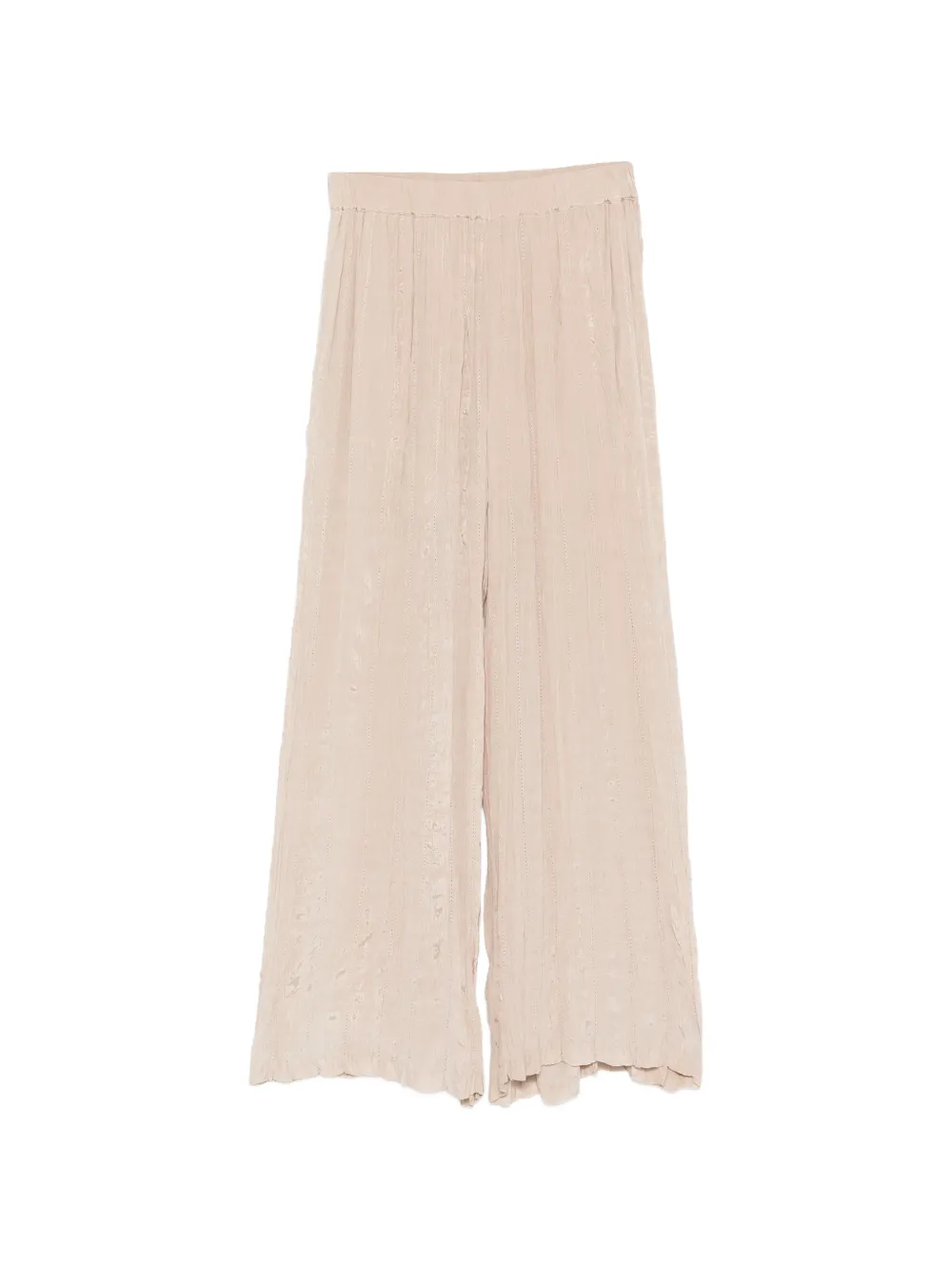 Alysi embroidered trousers - Toni neutri